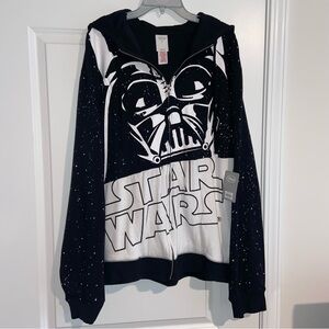 Star Wars Darth Vader Hooded Jacket Adult Men’s Size 2XL Disney Store New